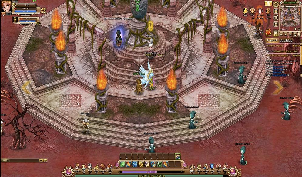 Crystal Saga II is a Free to Play Browser MMORPG Game