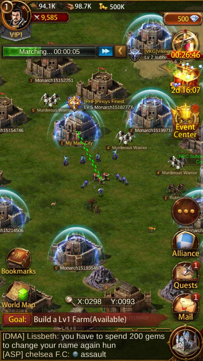 Evony The King’s Return MMO Square