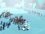 Epic Battle Simulator 2 fighting in the snow