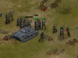 Infantry using tanks for cover in Total Front Infantry using tanks for cover in Total Front