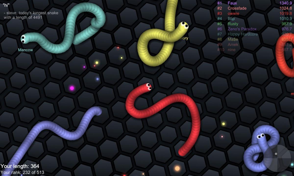 Slither.io (video game, snake, MMO) reviews & ratings - Glitchwave video  games database