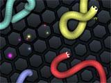 Slither.io lots of snakes