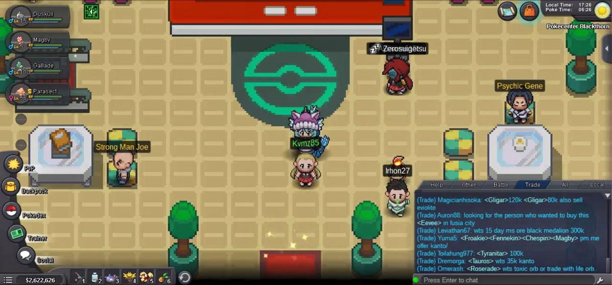 Pokemon Revolution Online MMO Square