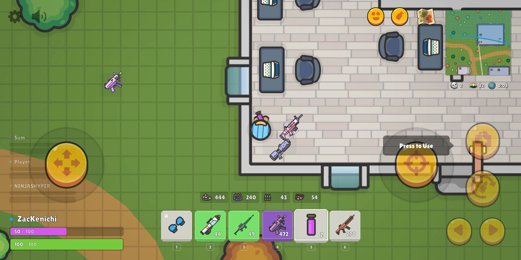 ZombsRoyale.io - MMO Square