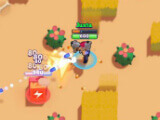 Destroying a box in Brawl Stars