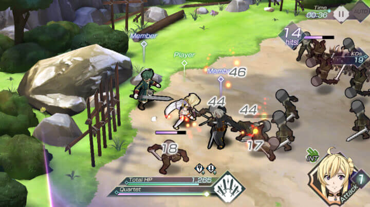 Record of Grancrest War: Quartet Conflict Gameplay Android / iOS (by BANDAI  NAMCO) 