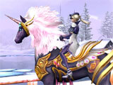 Blood Rites riding atop a mount