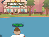 Relaxing in the camp