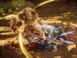 Berserker fighting a monster in Bless Mobile