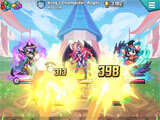 Puzzle Brawl launching an attack