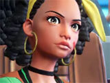 Selecting character in the game