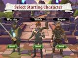 Selecting your character in Polygon Fantasy