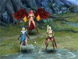 League of Angels 2 wrecking foes