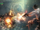 Gunning down enemies in Devil May Cry: Peak of Combat