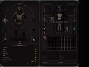 Inventory in Dark and Darker