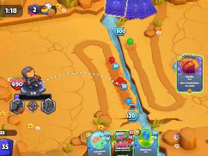 Fortifying your Bloon in Bloons Card Storm