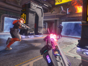 Teamfight in Splitgate 2