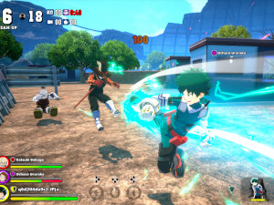 Playing as Deku in MY HERO ULTRA RUMBLE