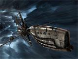 Eve Online travelling through space