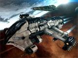 Eve Online spaceships heading to battle