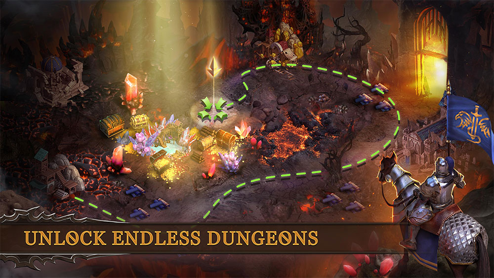 Dungeon and Heroes: 3D RPG - Mobile4PC