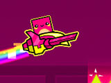 Rainbow-driven broom in Geometry Dash SubZero