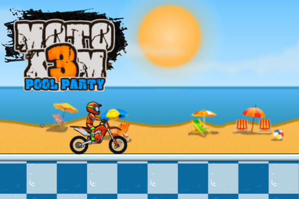 MOTO X3M Bike Racing Game - New Update Pool Party Gameplay