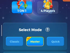 Selecting a game mode