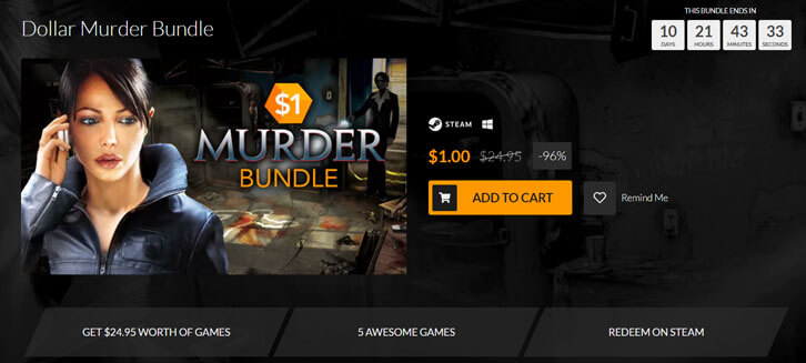 Fanatical's Dollar Murder Bundle