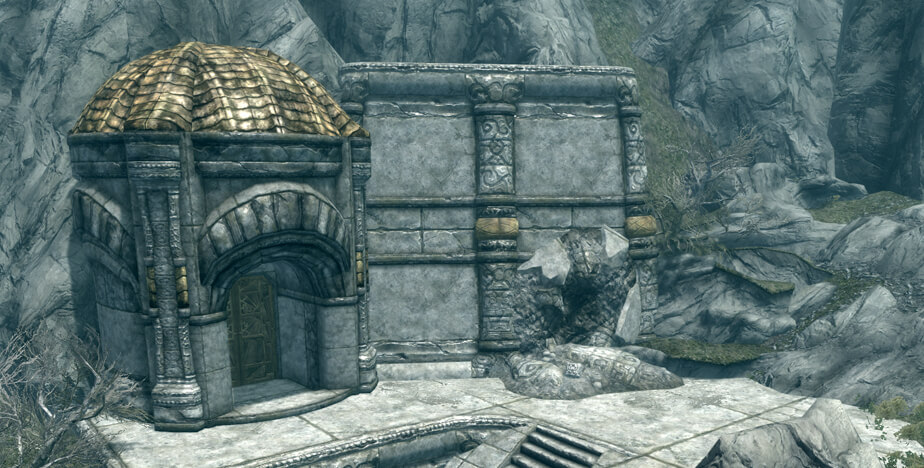 Dwemer ruin in Skyrim Dwemer ruin in Skyrim