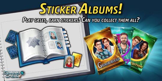 Sticker Albums in Criminal Case