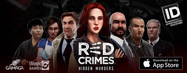 Red Crimes: Hidden Murders - Hidden Object Games