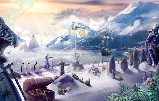 The Frozen North of Voyage to Fantasy