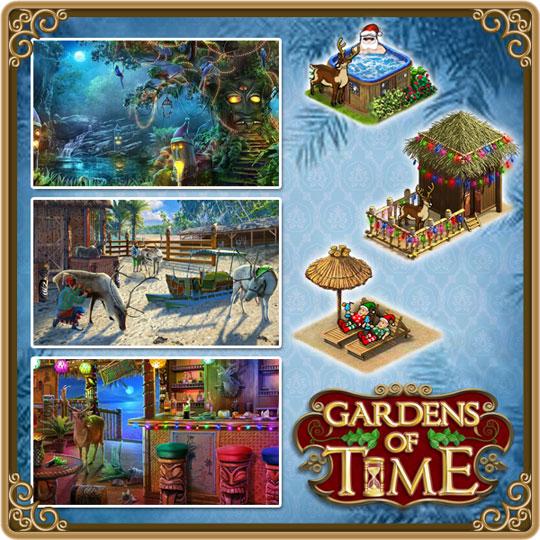 Enjoy Christmas Themed Items in Gardens of Time