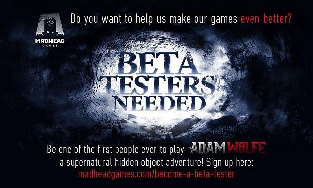 Adam Wolfe: Beta Testers Needed!