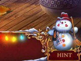 Hint button in Christmas Adventure: Candy Storm