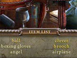 List of items to be found