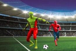 Superhero Spiderman Football Soccer League Game thumb