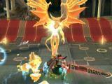 Fighting a boss in Final Fantasy Awakening Fighting a boss in Final Fantasy Awakening