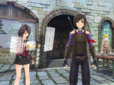 In town and accessing inventory in Sword Art Online: Integral Factor In town and accessing inventory in Sword Art Online: Integral Factor