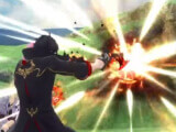 Using a flame mystic arte in Tales of Crestoria Using a flame mystic arte in Tales of Crestoria