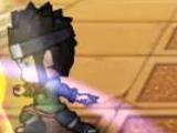 Two characters fight in Pokie Ninja