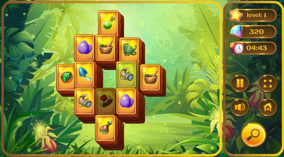 Wild forest mahjong online mahjong