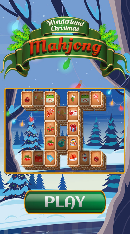 Wonderland Christmas Mahjong - Online Mahjong