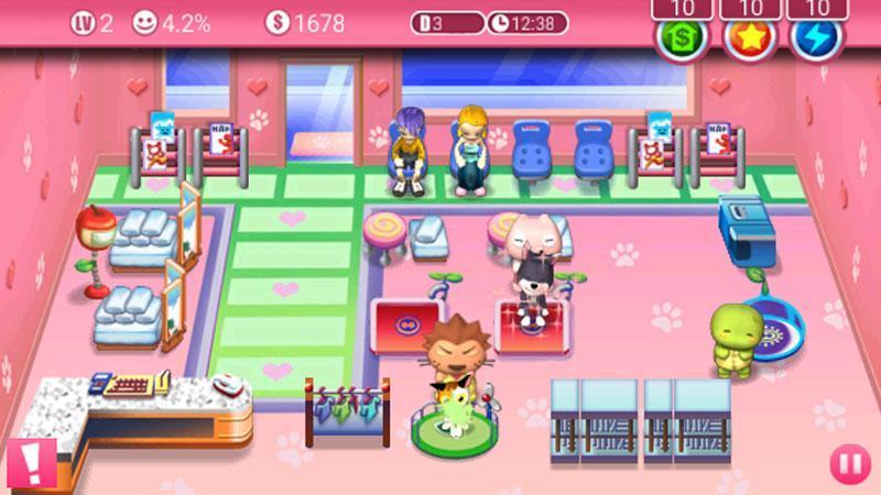 Cute store pet salon