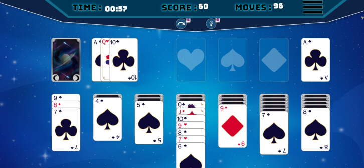 Take your time and relax in FIG - Solitaire Collection on Facebook Instant Games