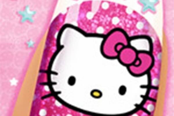 Маникюрный салон hello kitty. Hello Kitty Nail Salon. Игры Хелло Китти маникюр.