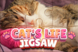 Cat's Life Jigsaw thumb