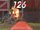 Mowing down foes in Guns of Boom Guns of Boom mowing down foes