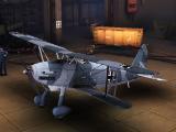 Plane in hangar in War Wings Plane in hangar in War Wings